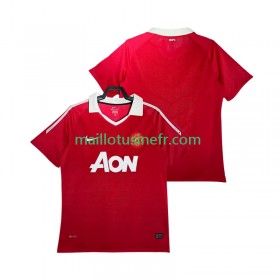 Maillot de Foot Manchester United 2010 2011 Domicile Retro